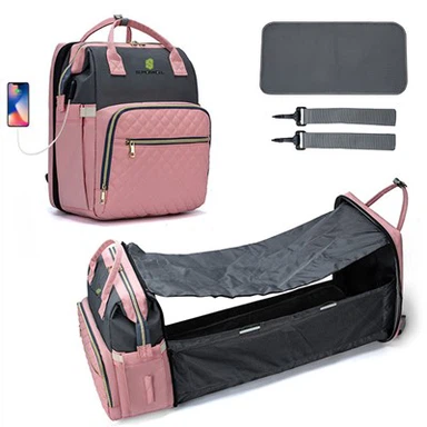 3-in-1 กระเป๋าใส่ผ้าอ้อมเด็ก