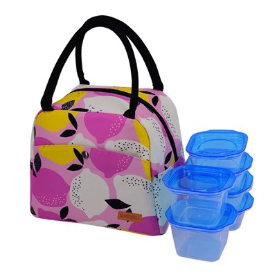 กระเป๋าเก็บความเย็นอาหารกลางวันแบบพกพา